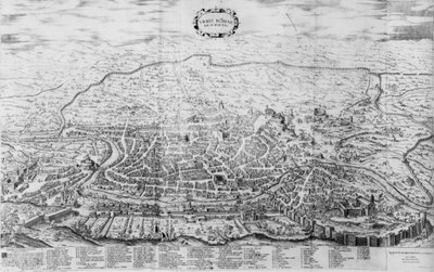 Map of Rome, from the 